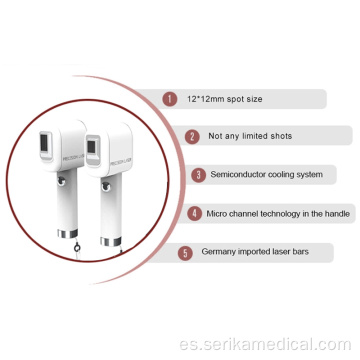 Dispositivo de eliminación de pelo de diodo de 1200W 810nm